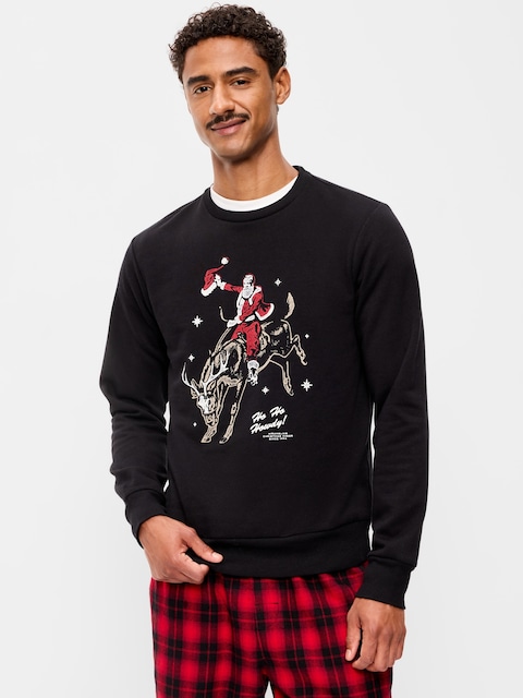 Graphic Crew-Neck Sweatshirt