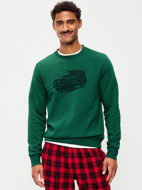 Graphic Crew-Neck Sweatshirt