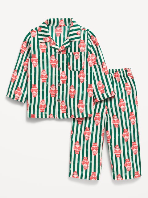 Unisex Flannel Pajama Set for Toddler