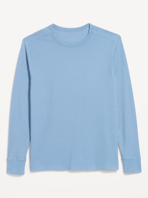 Crew-Neck Waffle T-Shirt