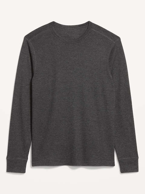 Crew-Neck Waffle T-Shirt