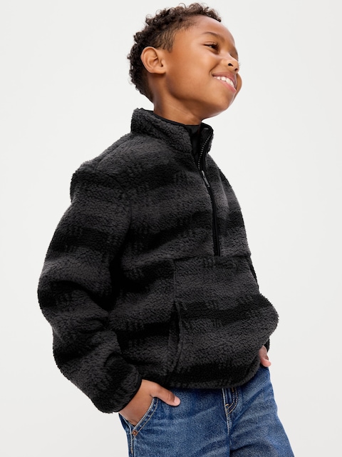 Sherpa Half-Zip Pullover for Boys