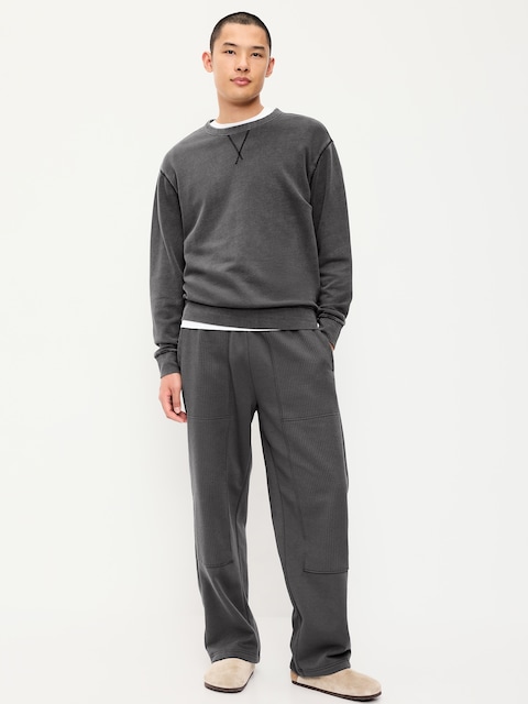 PANTALON UTILITAIRE COUPE GÉNÉREUSE EN TRICOT GAUFRÉ