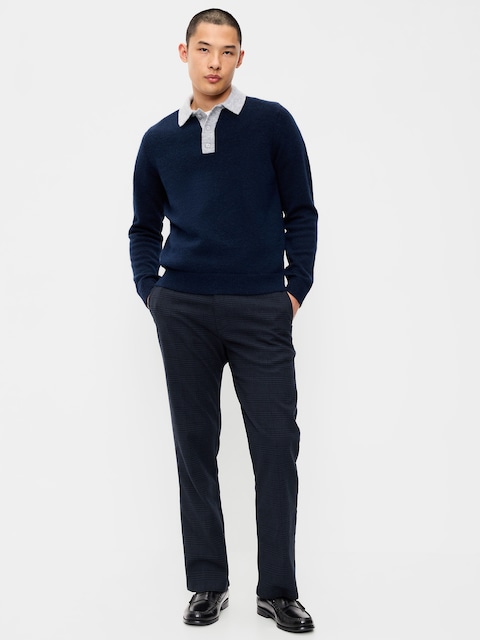 PANTALON HABILLÉ DROIT ANNÉES 90 EN SERGÉ