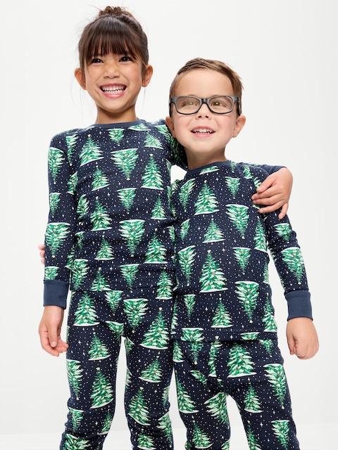 Printed Snug-Fit Pajama Set for Toddler & Baby