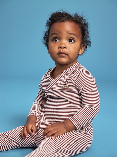 Old Navy x Disney Bambi Wrap-Front Top and Footed Pants Set for Baby