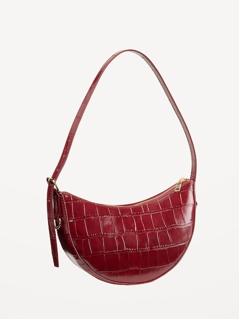 SAC À BANDOULIÈRE EN FORME DE PETIT CROISSANT