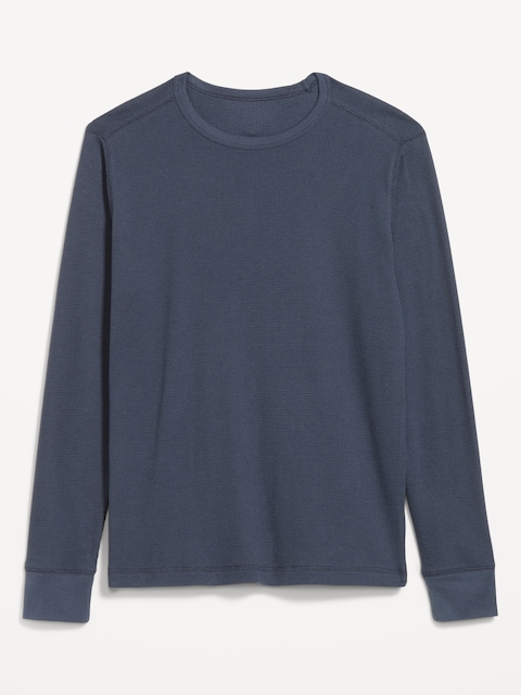 Crew-Neck Waffle T-Shirt