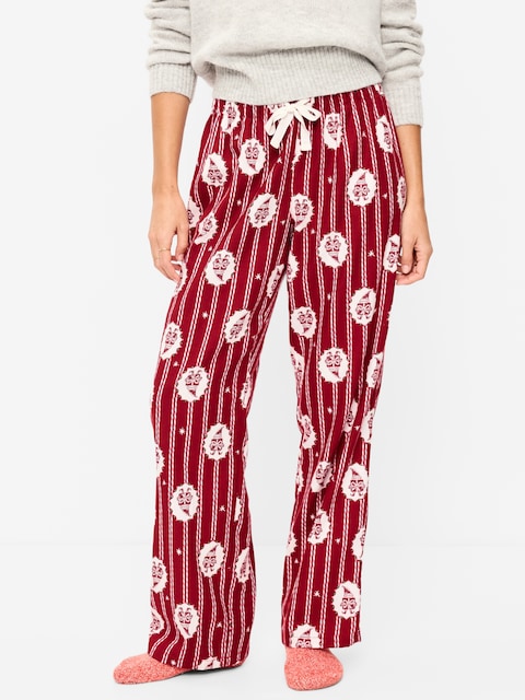Flannel Pajama Pants for Women