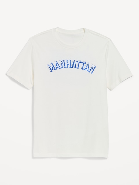 Soft-Washed Crew-Neck Graphic T-Shirt