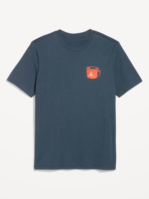 T-SHIRT ULTRA-DOUX RAS DU COU À IMPRIMÉ