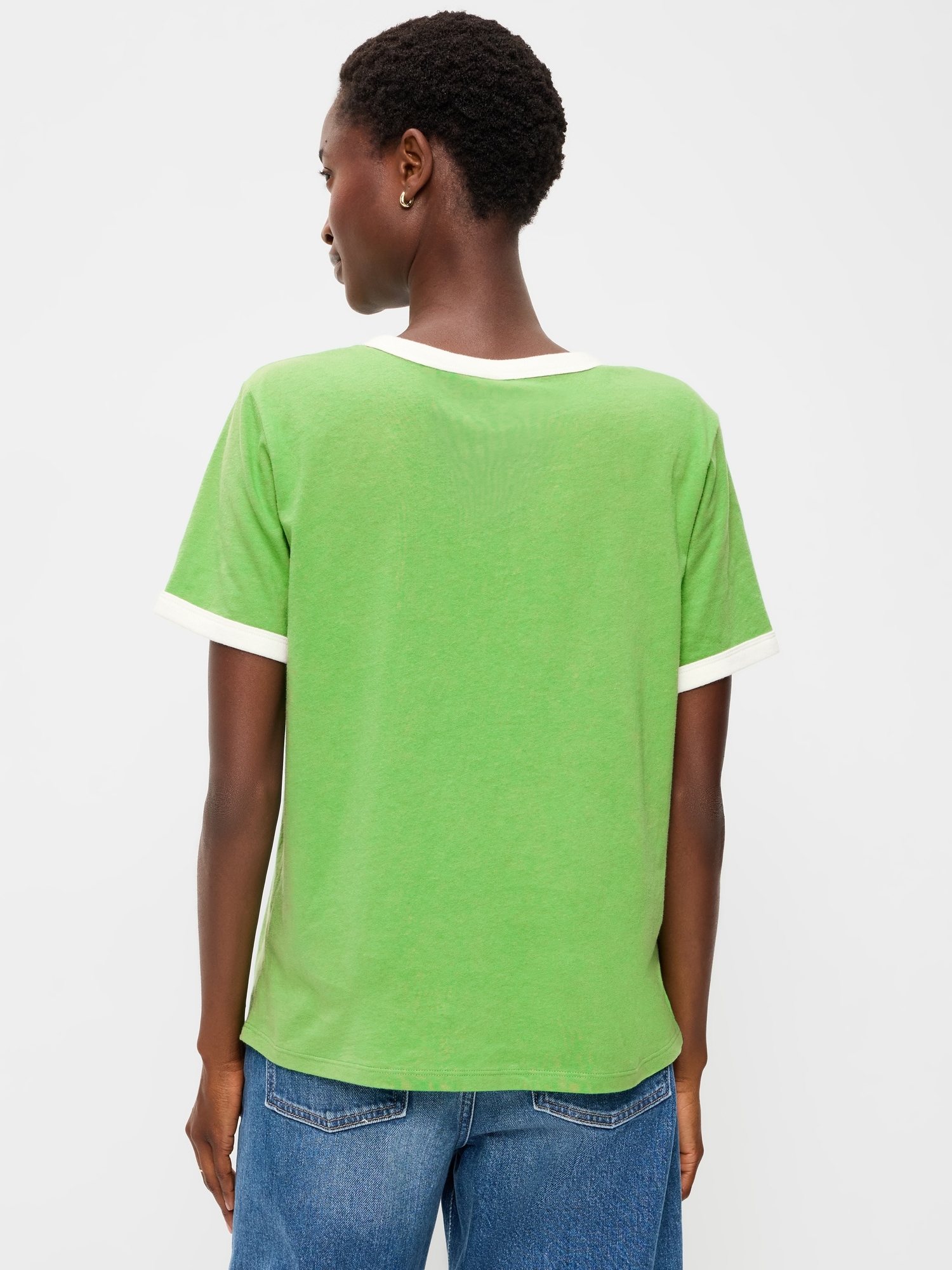 EveryWear Crew-Neck Graphic Ringer T-Shirt