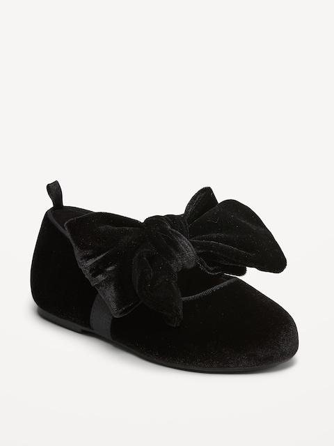 BALLERINES EN VELOURS À BOUCLE POUR TOUTE-PETITE
