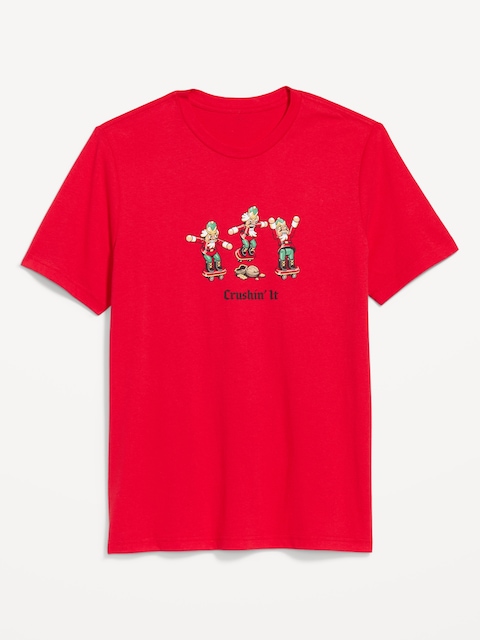 Crew-Neck Graphic T-Shirt