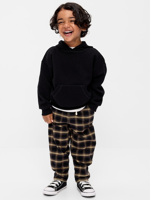 PANTALON À JAMBE BARIL ET À TAILLE ÉLASTIQUE POUR TOUT-PETIT