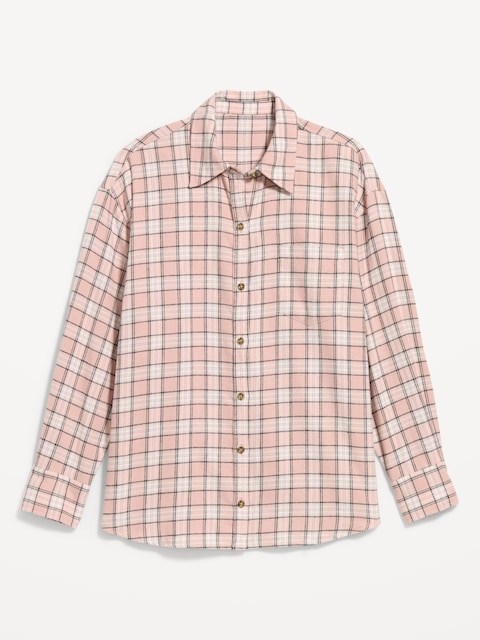 CHEMISIER BOYFRIEND SURDIMENSIONNÉ EN FLANELLE