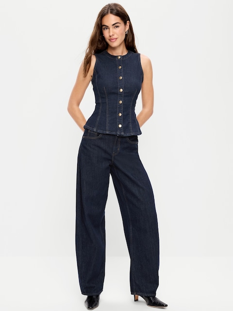 The Arc Mid-Rise Barrel Jeans