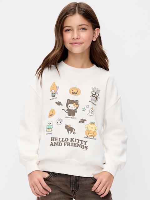 Hello Kitty® Oversized Graphic Tunic Sweatshirt for Girls