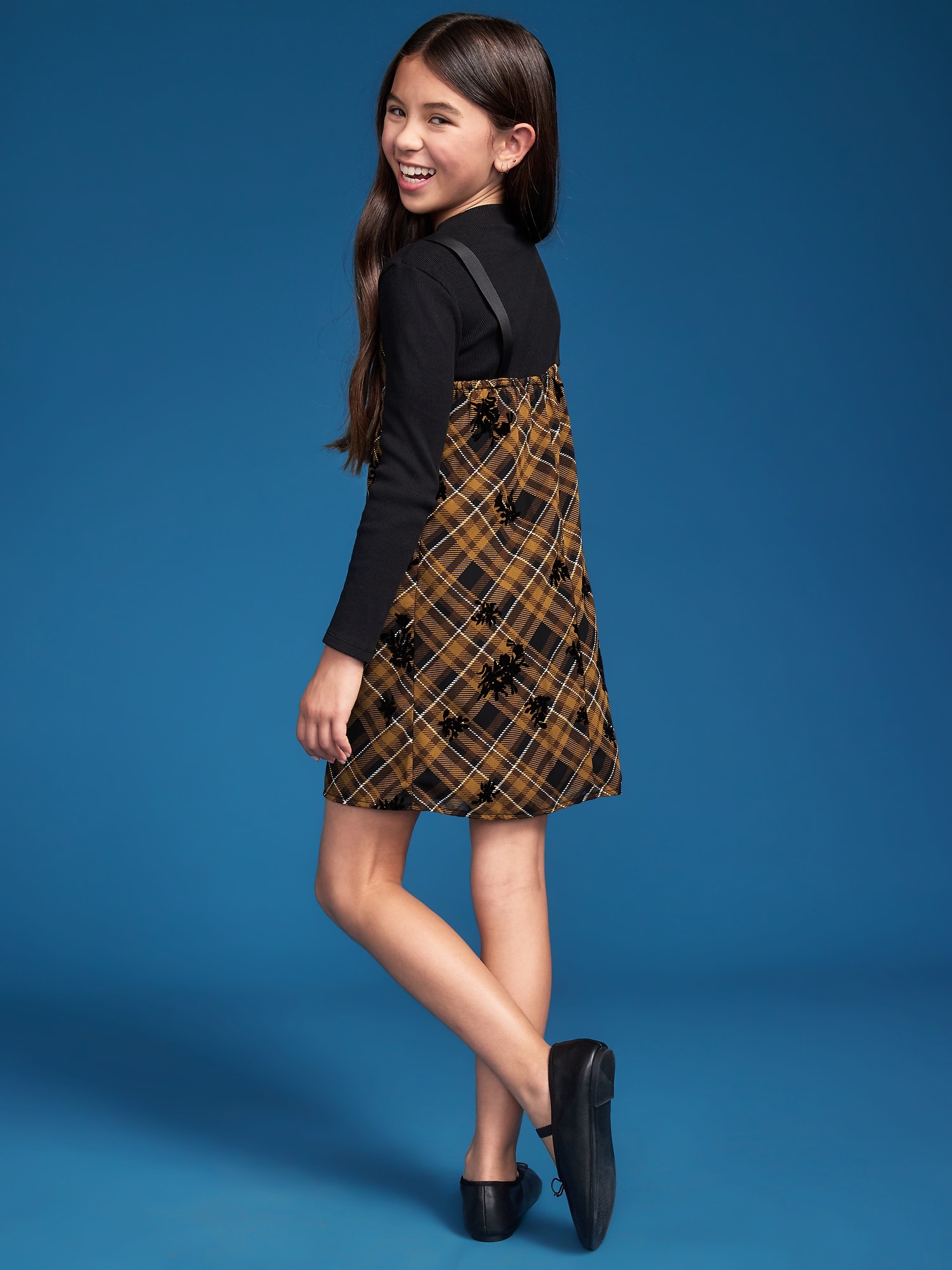 Old Navy x Altuzarra Mock-Neck & Plaid Dress Set for Girls