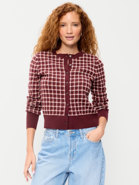 SoSoft Crew-Neck Cardigan Sweater
