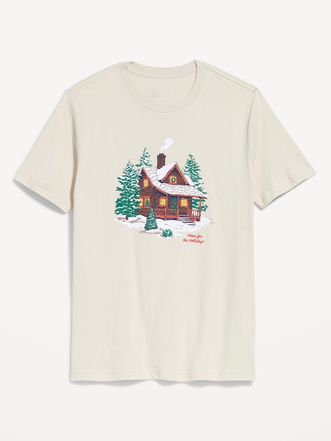 Crew-Neck Graphic T-Shirt