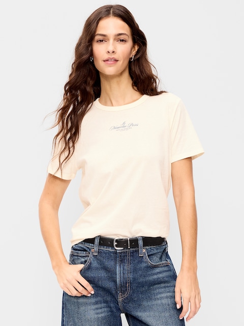 EveryWear Crew-Neck Graphic T-Shirt