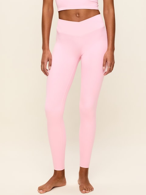 Crossover-Waist StudioSmooth Full-Length Legging