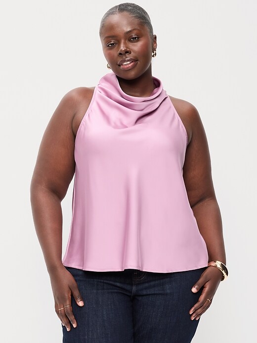 Camisole à col cagoule en satin | Old Navy