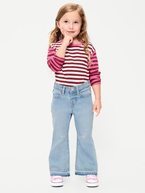 JEAN À JAMBE ÉVASÉE TAILLE HAUTE POUR TOUTE-PETITE