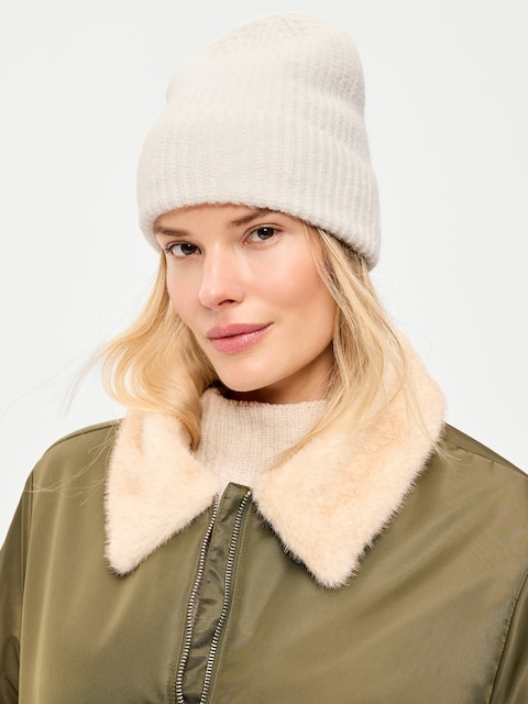 Ribbed Beanie for Women