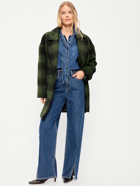 Oversized Full-Length Overcoat