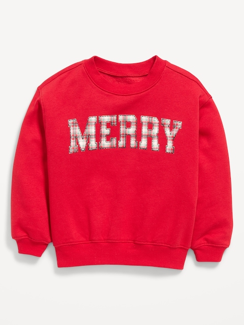 Long-Sleeve Graphic Sweatshirt for Toddler Girls