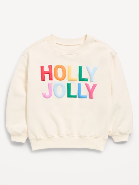 Long-Sleeve Graphic Sweatshirt for Toddler Girls