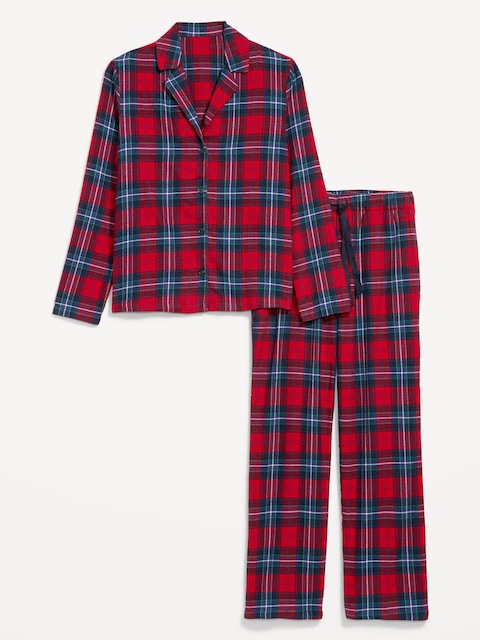 Flannel Pajama Pant Set for Women