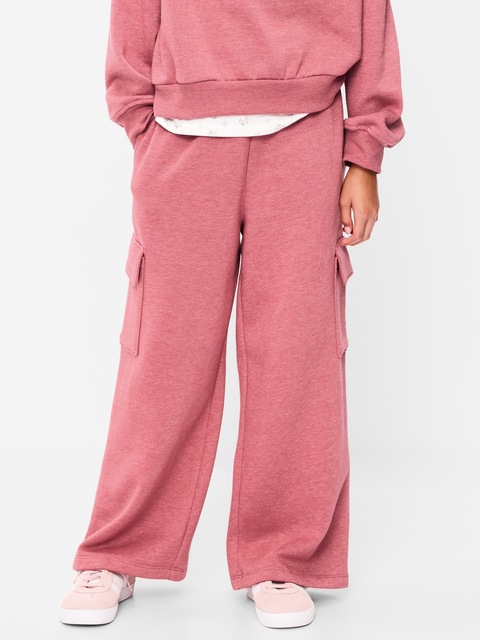 Super Baggy Wide-Leg Cargo Sweatpants for Girls