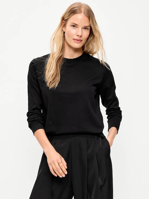 Heavyweight Long-Sleeve Crew-Neck T-Shirt