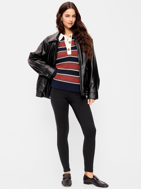 LEGGING À TAILLE HAUTE DOUBLÉ EN MOLLETON