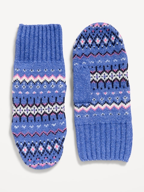MITAINES À MOTIF JACQUARD POUR FEMME