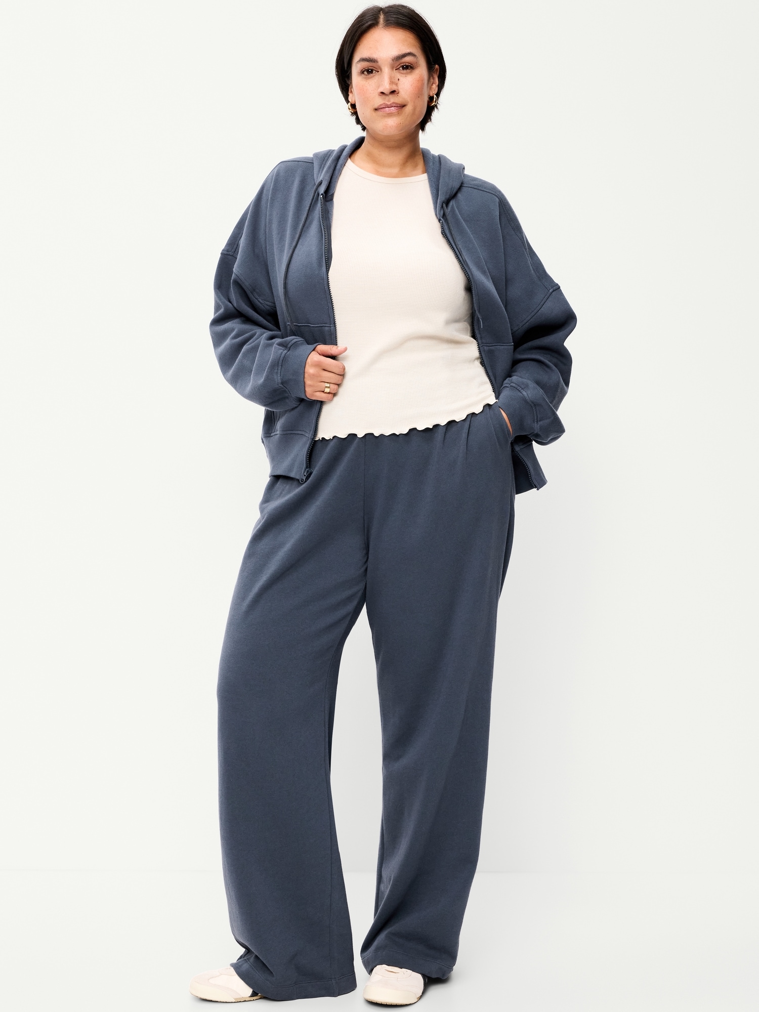 High-Waisted SoComfy Wide-Leg Sweatpants