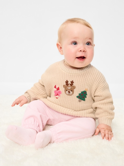 Long-Sleeve Graphic Sweater for Baby