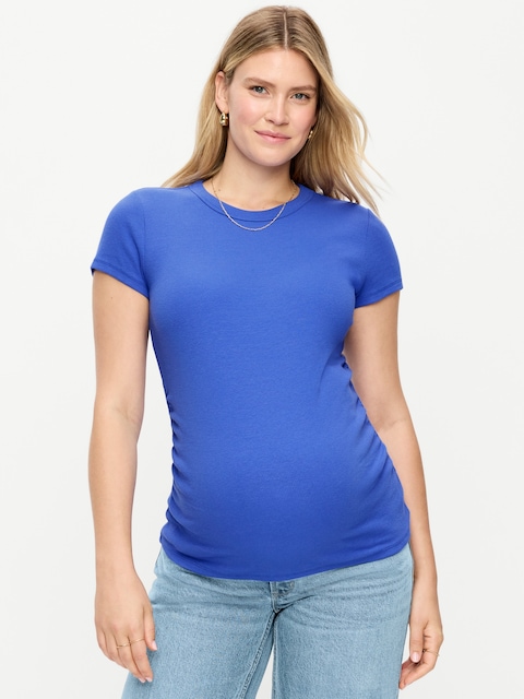 T-SHIRT AJUSTÉ À MANCHES COURTES DE MATERNITÉ