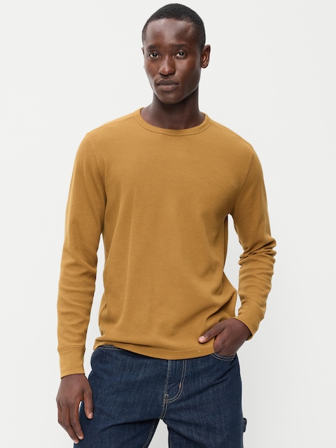 Crew-Neck Waffle T-Shirt
