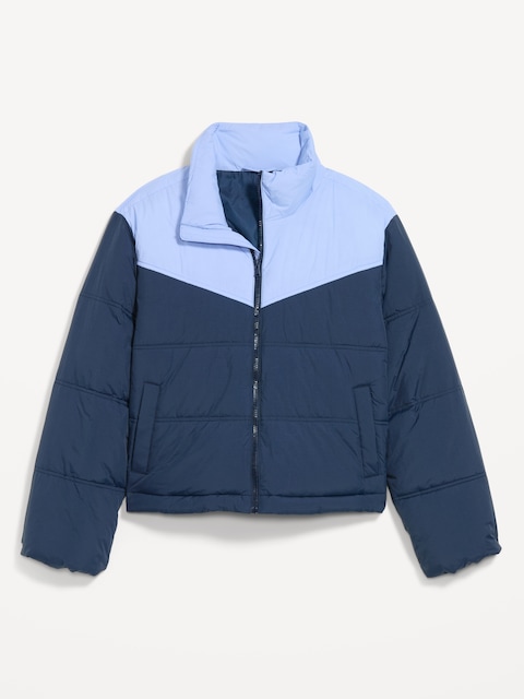 VESTE REMBOURRÉE HYDRORÉSISTANTE AUX COULEURS CONTRASTÉES