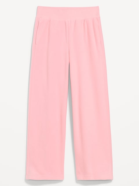 Extra High-Waisted Performance Fleece Wide-Leg Sweatpants