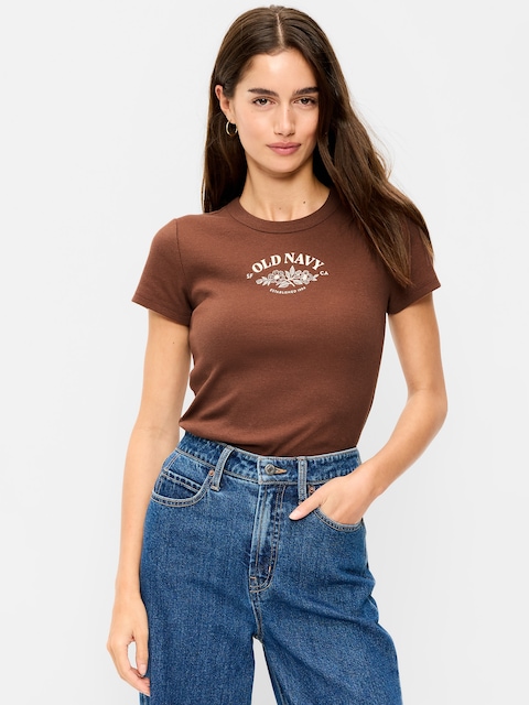 Snug Graphic Ribbed T-Shirt