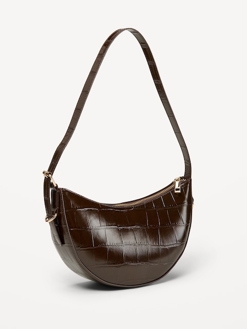 SAC À BANDOULIÈRE EN FORME DE PETIT CROISSANT
