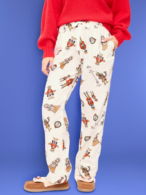 PANTALON DE PYJAMA EN FLANELLE OLD NAVY X DISNEY MUPPETS POUR FEMME