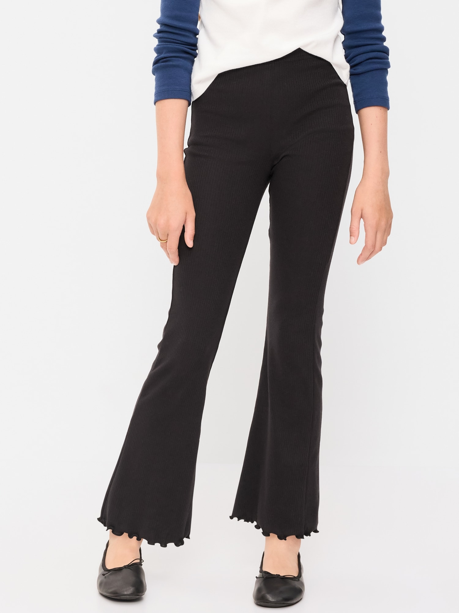Full-Length Flared Leggings 2-Pack for Girls