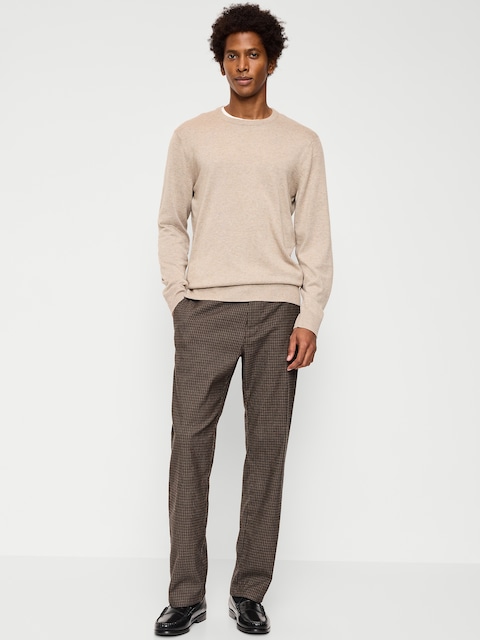 PANTALON HABILLÉ DROIT ANNÉES 90 EN SERGÉ - Pied-De
