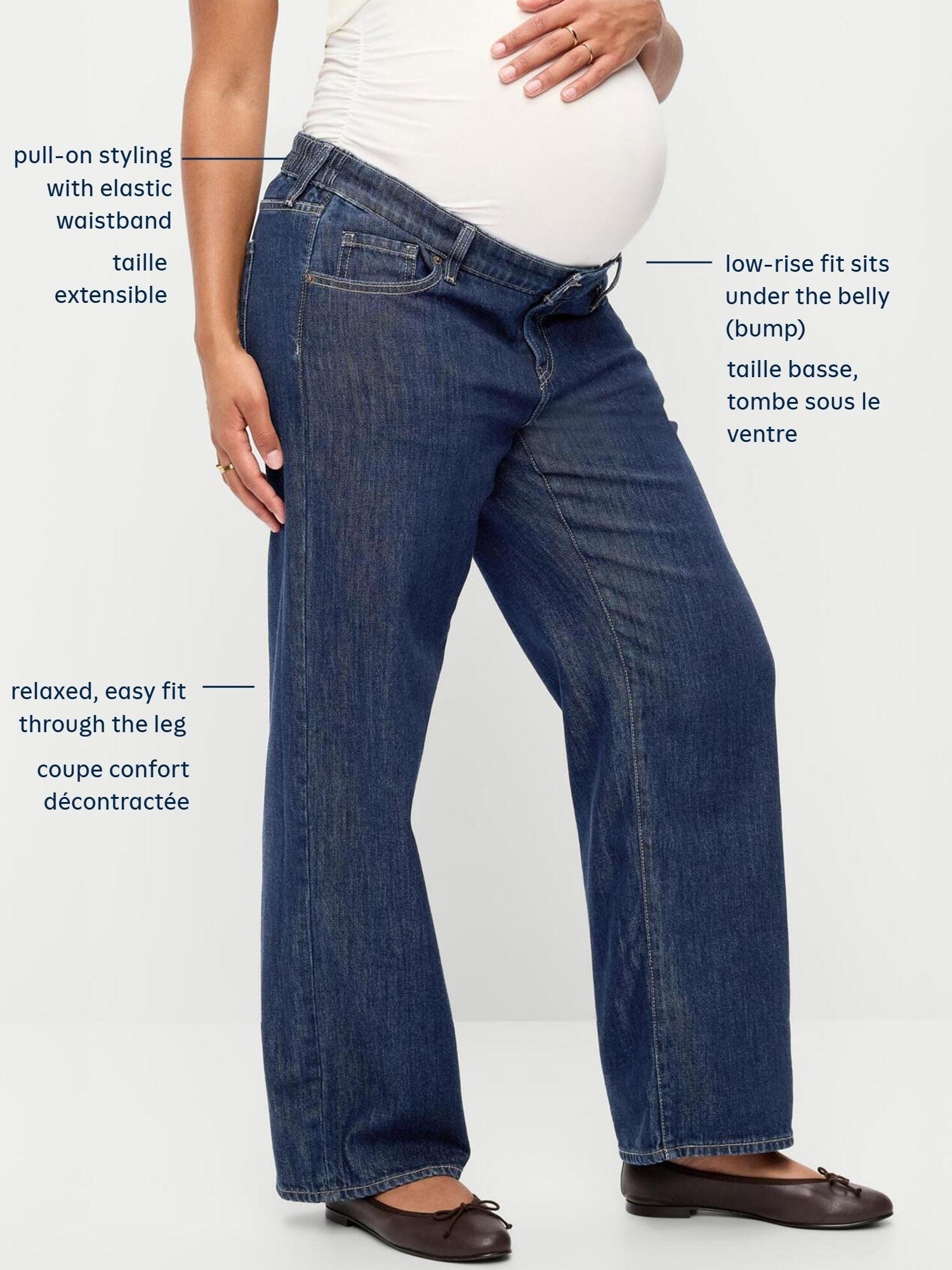 Maternity Low-Rise OG Loose Jeans